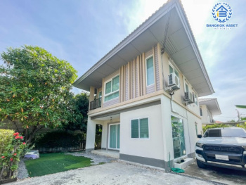 *****บ้านเดี่ยวมือสองย่านนนทบุรี ม.คณาสิริ ศาลายา หลังมุม! คุณภาพระดับแบรนด์ แสนสิริ เนื้อที่ 53.7 ตร.ว. ฟังก์ชัน 4 ห้องนอน 2 ห้องน้ำ 2 ที่จอดรถ แถมฟรี! 4 เครื่องปรับอากาศ ส่วนตัวยิ่งกว่าใคร เชื่อมต่อถ.กาญจนาภิเษก, ถ.บางม่วง-บางคูลัด, ถ.ศาลายา ใกล้ทางด่วน "ศรีรัช" จองเลย!